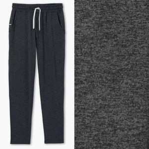 Vuori Men's Ponto Performance Casual Active Slim Fit Joggers Charcoal Heather XS